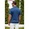image:imageCOOFANDY Mens Polo Shirt Golf Quick Dry Performance Short Sleeve Moisture Wicking Athletic Polo Collared Tennis TShirtNavy Blue