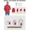 image:imageCOOFANDY Mens Puffer Jacket Packable Lightweight Jackets Winter Coat Windproof Zipper Down JacketDark Red