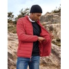 image:imageCOOFANDY Mens Puffer Jacket Packable Lightweight Jackets Winter Coat Windproof Zipper Down JacketDark Red
