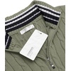 image:imageCOOFANDY Mens Quarter Zip Sweater Slim Fit Casual Knitted Turtleneck Pullover Mock Neck Polo SweaterGrass Green