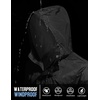 image:imageCOOFANDY Mens Rain Jacket Waterproof With Hood Lightweight Packable Shell Raincoat Windbreaker For Cycling Golf Travel1black