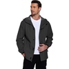 image:imageCOOFANDY Mens Rain Jacket Waterproof With Hood Lightweight Packable Shell Raincoat Windbreaker For Cycling Golf Travel1black