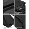 image:imageCOOFANDY Mens Rain Jacket Waterproof With Hood Lightweight Packable Shell Raincoat Windbreaker For Cycling Golf Travel1black