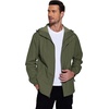 image:imageCOOFANDY Mens Rain Jacket Waterproof With Hood Lightweight Packable Shell Raincoat Windbreaker For Cycling Golf TravelArmy Green