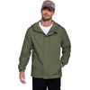 image:imageCOOFANDY Mens Rain Jacket Waterproof With Hood Lightweight Packable Shell Raincoat Windbreaker For Cycling Golf TravelArmy Green