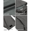 image:imageCOOFANDY Mens Rain Jacket Waterproof With Hood Lightweight Packable Shell Raincoat Windbreaker For Cycling Golf TravelGrey