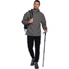 image:imageCOOFANDY Mens Rain Jacket Waterproof With Hood Lightweight Packable Shell Raincoat Windbreaker For Cycling Golf TravelGrey