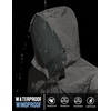 image:imageCOOFANDY Mens Rain Jacket Waterproof With Hood Lightweight Packable Shell Raincoat Windbreaker For Cycling Golf TravelGrey