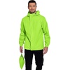 image:imageCOOFANDY Mens Rain Jacket Waterproof With Hood Lightweight Packable Shell Raincoat Windbreaker For Cycling Golf TravelLime Green