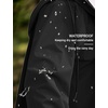 image:imageCOOFANDY Mens Rain Jacket with Hood Waterproof Lightweight Active Long RaincoatBlack