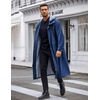 image:imageCOOFANDY Mens Rain Jacket with Hood Waterproof Lightweight Active Long RaincoatBlue