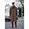 image:imageCOOFANDY Mens Rain Jacket with Hood Waterproof Lightweight Active Long RaincoatBrown