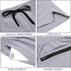 image:imageCOOFANDY Mens Running Athletic Shorts 5 Inch 2 Pack Gym Workout Shorts Fitted Exercise Hiking Shorts with Zipper Pocket01blackGrey