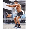 image:imageCOOFANDY Mens Running Athletic Shorts 5 Inch 2 Pack Gym Workout Shorts Fitted Exercise Hiking Shorts with Zipper PocketBlack American Flag