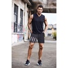 image:imageCOOFANDY Mens Running Athletic Shorts 5 Inch 2 Pack Gym Workout Shorts Fitted Exercise Hiking Shorts with Zipper PocketBlack American Flag