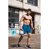 image:imageCOOFANDY Mens Running Athletic Shorts 5 Inch 2 Pack Gym Workout Shorts Fitted Exercise Hiking Shorts with Zipper PocketBlackBlue