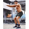 image:imageCOOFANDY Mens Running Athletic Shorts 5 Inch 2 Pack Gym Workout Shorts Fitted Exercise Hiking Shorts with Zipper PocketDark Gray