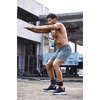 image:imageCOOFANDY Mens Running Athletic Shorts 5 Inch 2 Pack Gym Workout Shorts Fitted Exercise Hiking Shorts with Zipper PocketLight BlueGrey