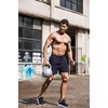 image:imageCOOFANDY Mens Running Athletic Shorts 5 Inch 2 Pack Gym Workout Shorts Fitted Exercise Hiking Shorts with Zipper PocketNavy Blue Army Green