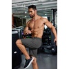 image:imageCOOFANDY Mens Running Athletic Shorts 9 Gym Workout Lightweight Elastic Waist Sports ShortsDark Grey
