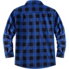 image:imageCOOFANDY Mens Sherpa Lined Flannel Shirt Jacket Long Sleeve Button Up Fleece Plaid ShirtsBlueBlack