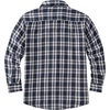 image:imageCOOFANDY Mens Sherpa Lined Flannel Shirt Jacket Long Sleeve Button Up Fleece Plaid ShirtsNavy White Khaki Plaid