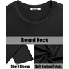 image:imageCOOFANDY Mens Shirt and Shorts Set 2 Piece Fashion Summer Tracksuits Cotton Oversized TShirts Cargo Shorts OutfitsAll Black
