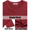 image:imageCOOFANDY Mens Shirt and Shorts Set 2 Piece Fashion Summer Tracksuits Cotton Oversized TShirts Cargo Shorts OutfitsRed