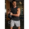 image:imageCOOFANDY Mens Sleeveless Shirt Quick Dry Workout Tank Top Gym Muscle T Shirts Sport Athletic Tanks Moisture WickingBlack