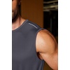 image:imageCOOFANDY Mens Sleeveless Shirt Quick Dry Workout Tank Top Gym Muscle T Shirts Sport Athletic Tanks Moisture WickingDark Grey
