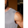 image:imageCOOFANDY Mens Sleeveless Shirt Quick Dry Workout Tank Top Gym Muscle T Shirts Sport Athletic Tanks Moisture WickingLight Gray