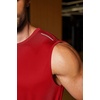 image:imageCOOFANDY Mens Sleeveless Shirt Quick Dry Workout Tank Top Gym Muscle T Shirts Sport Athletic Tanks Moisture WickingRed