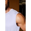 image:imageCOOFANDY Mens Sleeveless Shirt Quick Dry Workout Tank Top Gym Muscle T Shirts Sport Athletic Tanks Moisture WickingWhite