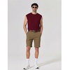 image:imageCOOFANDY Mens Sleeveless Shirts 100 Cotton Workout Tank Tops Cut Off Shirts Gym Muscle Loose Fit TeeDark Red
