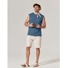 image:imageCOOFANDY Mens Sleeveless Shirts 100 Cotton Workout Tank Tops Cut Off Shirts Gym Muscle Loose Fit TeeGrey Blue