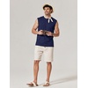image:imageCOOFANDY Mens Sleeveless Shirts 100 Cotton Workout Tank Tops Cut Off Shirts Gym Muscle Loose Fit TeeNavy Blue