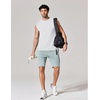 image:imageCOOFANDY Mens Sleeveless Shirts 100 Cotton Workout Tank Tops Cut Off Shirts Gym Muscle Loose Fit TeePearl White
