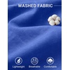 image:imageCOOFANDY Mens Sleeveless Shirts Cotton Workout Tank Tops Muscle Cut Off Shirt Summer Beach Casual Washed TeeLight Blue