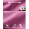 image:imageCOOFANDY Mens Sleeveless Shirts Cotton Workout Tank Tops Muscle Cut Off Shirt Summer Beach Casual Washed TeePink