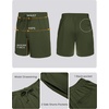 image:imageCOOFANDY Mens Sleeveless Workout Hoodie Shorts Set 2 Piece Outfits Hooded Tank Tops Gym Tracksuit SweatsuitsArmy Green