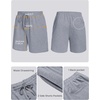 image:imageCOOFANDY Mens Sleeveless Workout Hoodie Shorts Set 2 Piece Outfits Hooded Tank Tops Gym Tracksuit SweatsuitsLight Grey