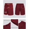 image:imageCOOFANDY Mens Sleeveless Workout Hoodie Shorts Set 2 Piece Outfits Hooded Tank Tops Gym Tracksuit SweatsuitsWine Red
