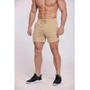 image:imageCOOFANDY Mens Sweat Shorts 2 Pack 7 Gym Workout Drawstring Jogger Shorts with PocketsKhakiGrey