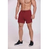 image:imageCOOFANDY Mens Sweat Shorts 2 Pack 7 Gym Workout Drawstring Jogger Shorts with PocketsWine RedBlack
