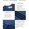 image:imageCOOFANDY Mens Swim Shirt UPF 50 Rash Guard Beach Tshirt Workout Quick Dry T Shirts for Running Surfing and HikingBlacknavy Blue