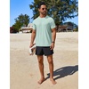 image:imageCOOFANDY Mens Swim Shirt UPF 50 Rash Guard Beach Tshirt Workout Quick Dry T Shirts for Running Surfing and HikingLight Green