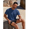 image:imageCOOFANDY Mens Swim Shirt UPF 50 Rash Guard Beach Tshirt Workout Quick Dry T Shirts for Running Surfing and HikingNavy Blue