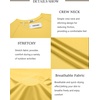 image:imageCOOFANDY Mens Swim Shirt UPF 50 Rash Guard Beach Tshirt Workout Quick Dry T Shirts for Running Surfing and HikingYellow