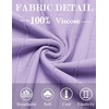 image:imageCOOFANDY Mens T Shirts Short Sleeve Knit Sweater Shirt Casual Crewneck Ribbed Pullover TeesLilac