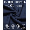 image:imageCOOFANDY Mens T Shirts Short Sleeve Knit Sweater Shirt Casual Crewneck Ribbed Pullover TeesNavy Blue